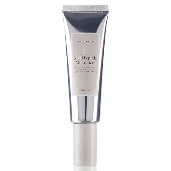Naturium Multi-Peptide Moisturizer, Hydrating & Smoothing Skin Care, Moisturizes with Ethylated Vitamin C & Panthenol