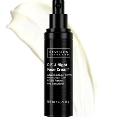 Revision Skincare D·E·J Night Face Cream, Anti Aging Moisturizer, Antioxidant Rich with Retinol and Bakuchiol
