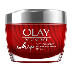 Olay Regenerist Whip Face Moisturizer Cream with Sunscreen SPF 25, Deep Hydration & Skin Firming Face Cream