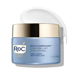 RoC Multi Correxion 5-in-1 Anti-Aging Face, Neck & Chest Cream – Restoring Night Cream with Hexinol + Daily 5 in 1 Facial Moisturizer with Broad Spectrum SPF 30 & Shea Butter for Wrinkle Reduction, Firming & Hydration - 1.7 oz