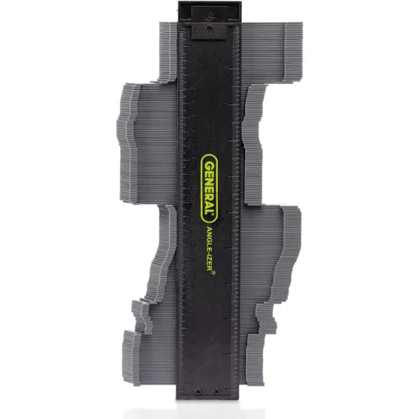 General Tools Contour Gauge 833 10" Angle Finder Tool for Home Improvement Gadgets for Men