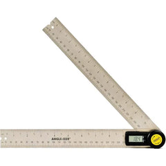 General Tools Digital Angle Finder Ruler #822  5" Stainless Steel Woodworking Protractor Tool with Large LCD Display