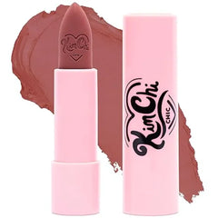 KimChiChic Beauty Marshmallow Butter Lippie, Soft Creamy Lipstick with Castor Oil & Vitamin E, High Pigment Bold Lip Color, Lip Stick