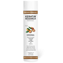 KERATIN RESEARCH Brazilian Keratin Hair Treatment Straightening Complex Blowout LONG Lasting Organic Natural Results with Argan Oil Keratina Brasilera (10oz+4)