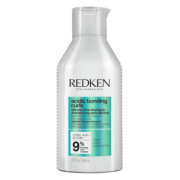Redken Acidic Bonding Curls Shampoo For Curly Hair - Strengthen and Repair Damaged Curls, With Avocado Oil and Shea Butter, Sulfate-Free