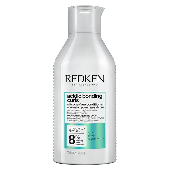 Redken Acidic Bonding Curls Conditioner For Curly Hair - Strengthen and Repair Damaged Curls, With Avocado Oil and Shea Butter, Silicone-Free