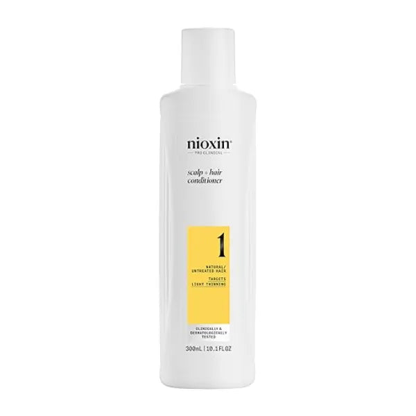 Nioxin System 1 Scalp + Hair Thickening Conditioner for Natural Hair with Light Thinning Strengthen Against Breakage with Niacinamide & Biotin Refreshed Scalp with Healthy Shine
