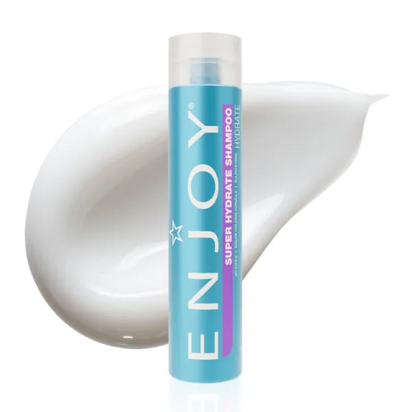 Enjoy Super Hydrate Shampoo, Strengthening and Moisturizing Cleanser for Dry and Weak Hair, Smoothing and Hydrating Sulfate-Free Formula, pH 5.0–6.0