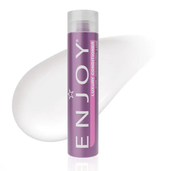 Enjoy Luxury Conditioner- Eliminates Frizz Cleansing Moisturizing Smoothing, Sulfate Free For Thick Coarse or Curly Hair