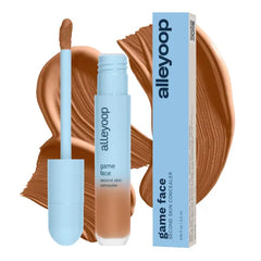 Alleyoop Game Face Makeup Concealer - Lightweight, Buildable Under Eye Concealer for Dark Circles, Hydrating Cream Formula for Women with Aloe Stem Cell - Smooth, Crease-Proof Makeup, 0.19 Fl Oz (Pack of 1)
