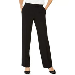 Tab-Waist, Straight-Fit Modern Dress Pants,Created by Macy's-Black