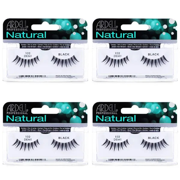 Ardell Strip Lashes Naked Lashes #424 - Soft & Natural Look False Eyelashes for Everyday Wear, 2 Pack
