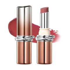 JUDYDOLL PDRN Stay Shine Lipstick, Nourishing with Salmon Dna Serum & 80% Rose Collagen Essence,Dual-Layer Color Lock, Transfer-Resistant, Long Wear, Nude Color