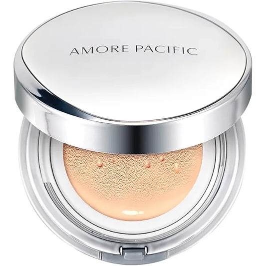 AMOREPACIFIC Color Control Cushion Compact Broad Spectrum SPF 50+ Korean Foundation with Buildable Coverage & Dewy Finish