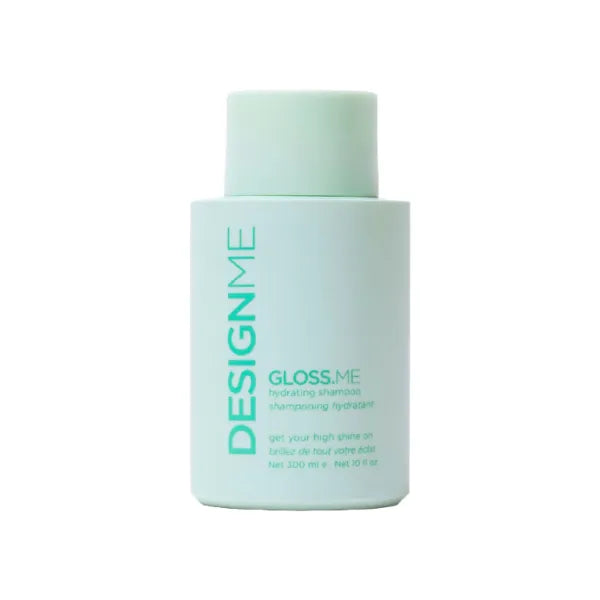 DESIGNME GLOSS.ME Hydrating Shampoo| Hemp & Argan Oil Shampoo Adds Softness & Shine | Straight, Wavy, or Curly Hair | Color-Safe Moisturizing for Dry Hair