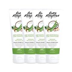 Curl Rhythm Deep Moisturizing Curl Conditioner - Curly Hair Conditioner with Shea Butter, Coconut, and Aloe - Strengthens and Protects Curls - 10 oz