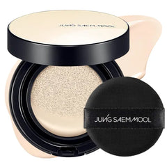 JUNG SAEM MOOL Essential Skin Nuder Cushion 0.49 Fl Oz, No Refill, Natural Radiant Finish Cushion Foundation with Buildable Coverage, Lightweight Texture, Korean Foundation Makeup