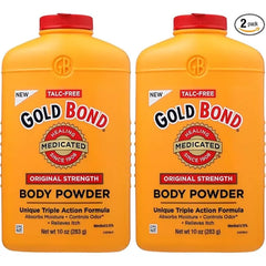 Gold Bond Medicated Original Strength Body Powder – Talc-Free, Anti-Itch, Absorbs & Cools