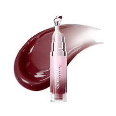 SKINTIFIC Peptide Brightening Lip Serum Gloss – Hydrating, Plumping & Moisturizing Lip Balm with Polypeptides & Squalane (10 Shades Collection)