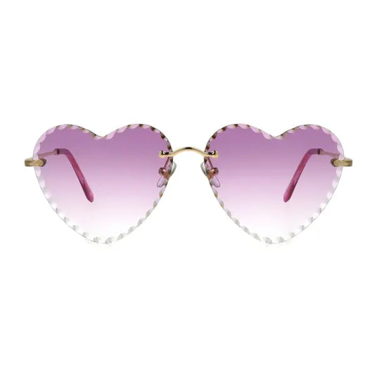 Foster Grant Women's Heart-Shaped Fashion Sunglasses Rose Gold