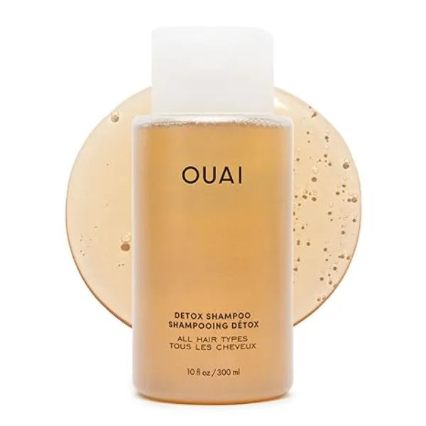 OUAI Detox Shampoo Clarifying Shampoo for Build Up, Dirt, Oil, Product and Hard Water Apple Cider Vinegar & Keratin for Clean, Refreshed Hair Sulfate Free Hair Care