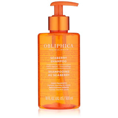 Obliphica Professional Seaberry Shampoo for Fine to Medium Hair, Improves Thickness, Prevents Hair Loss, Moisturizing, Essential Vitamin, Easy Application