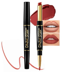 Kaely 2-in-1 Lip Liner & Lipstick Set Kit for Women, Matte Lips Kit with Lip Liner Lip Stains Long Lasting Waterproof 24 Hour Lipstick and Lip Liners Combo Lipliners Pencil Set