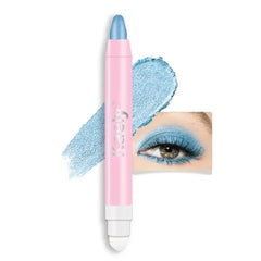 Kaely 2 in 1 Cream Eye Shadow Brightener Sticks for Eyes, Pencil Eyeshadow Applicator Stick Waterproof Pigmented, Eye Shadow Palette Highlighter Makeup