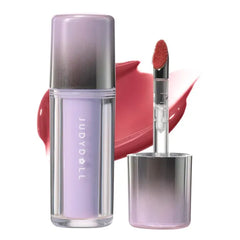 JUDYDOLL Ice Watery Lip Gloss, GEN-2,Moisturizing Liquid Lipstick with Hyaluronic Acid & Collagen,Long-lasting Mirror Lip Glazes with Iron Applicator