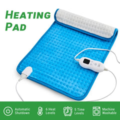 Gogreen Extra Large Electric Heating Pads 16''×24'', Dry & Moist Heat With Auto Shut Off