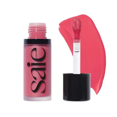 Saie Dew Liquid Blush for Cheeks - Hydrating Cream Blush Stick with a Blendable + Buildable Formula - Skincare Infused Dewy Cheek Tint for a Natural Flush - Glowy Makeup Essential