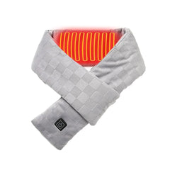 Rbaofujie USB Heated Scarf Rechargeable Neck Heating Pad Neck Warmer Three Temp Setting