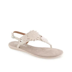Aerosoles Women's Connie Round Toe Flat Sandals for Easy Everyday Wear