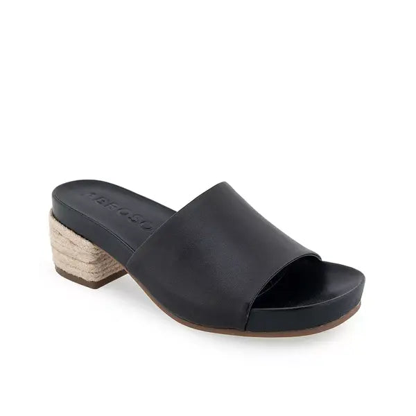 Aerosoles Womens Clark Slip On Chunky Heel Sandals Bold Comfortable Style