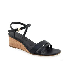Aerosoles Witt Womens Wedge Sandals Elegant Round Toe Comfort