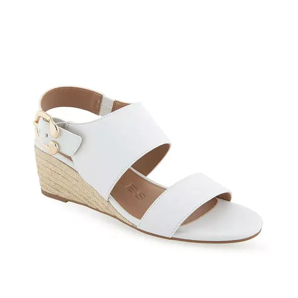 Aerosoles Womens Worth Open Toe Wedge Sandals Sleek Everyday Comfort