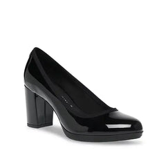 Anne Klein Women's Castana Round Toe Block Heel Pumps, Elegant Comfortable Dress Shoes
