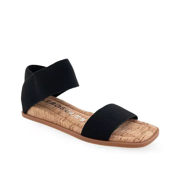 Aerosoles Womens Bente Low Wedge Sandals, Comfortable Lightweight Summer Shoes