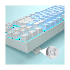 MageGee Mk-Storm Wired Blue Backlit Mechanical Keyboard with White Blue Switch