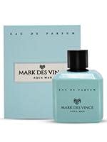 Mark Des Vince Aqua Man For Men Eau De Parfum Long Lasting Fragrance Woody Aromatic Scent EDP For Him 100ML