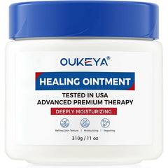 OUKEYA Healing Ointment, Advanced Therapy Skin Protectant, Multi-Purpose Healing Ointment and Body Moisturizer, For Dry, Cracked Skin, Minor Cuts and Burns, Soothes Cracked Hands and Chapped Lips