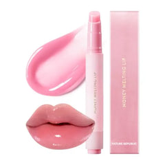 Nature Republic Honey Melting Lip, Soft Lip Stick, Hydrating Gloss, Moisturizing Balms, Sheer Tint, Shine & Nude, Glowy Finish, Korean Make Up