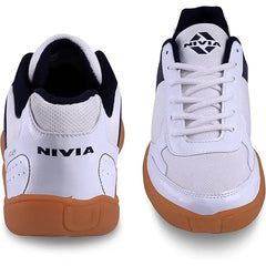 Nivia Aster Men's Badminton Flash Shoes White 45 EU
