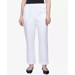 Alfred Dunner Classics Pull On Straight Leg Pants in Petite and Petite Short