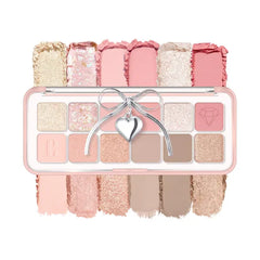 CLIO PROFESSIONAL Eye Palette Air, 12-Color Eye Shadow Palette, Matte Shimmer Mix, Air-Fit Blendable Pigmented Buildable Color, Low Fallout, Daily Korean Makeup