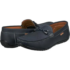 Centrino men's 9910-02 Leather Loafers Navy 43 EU