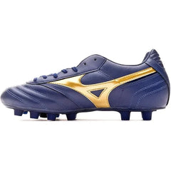 Mizuno P1GA191550 Classic MD Soccer Shoes Navy-Blue 9.5 UK