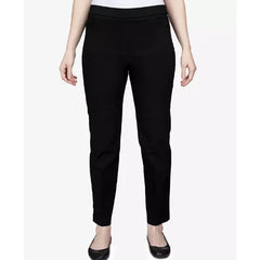 Alfred Dunner Petite Classics Tummy-Control Pull-On Straight-Leg Pants, Petite & Petite Short