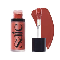 Saie Dew Liquid Blush for Cheeks - Hydrating Cream Blush Stick with a Blendable + Buildable Formula - Skincare Infused Dewy Cheek Tint for a Natural Flush - Glowy Makeup Essential