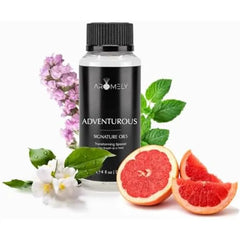 AROMELY Adventurous Essential Oil Blend - Signature Diffuser Aroma Scent - Luxurious Fragrance with Notes of Lemon, Grapefruit, Pink Pepper, Bergamot, and Amberwood